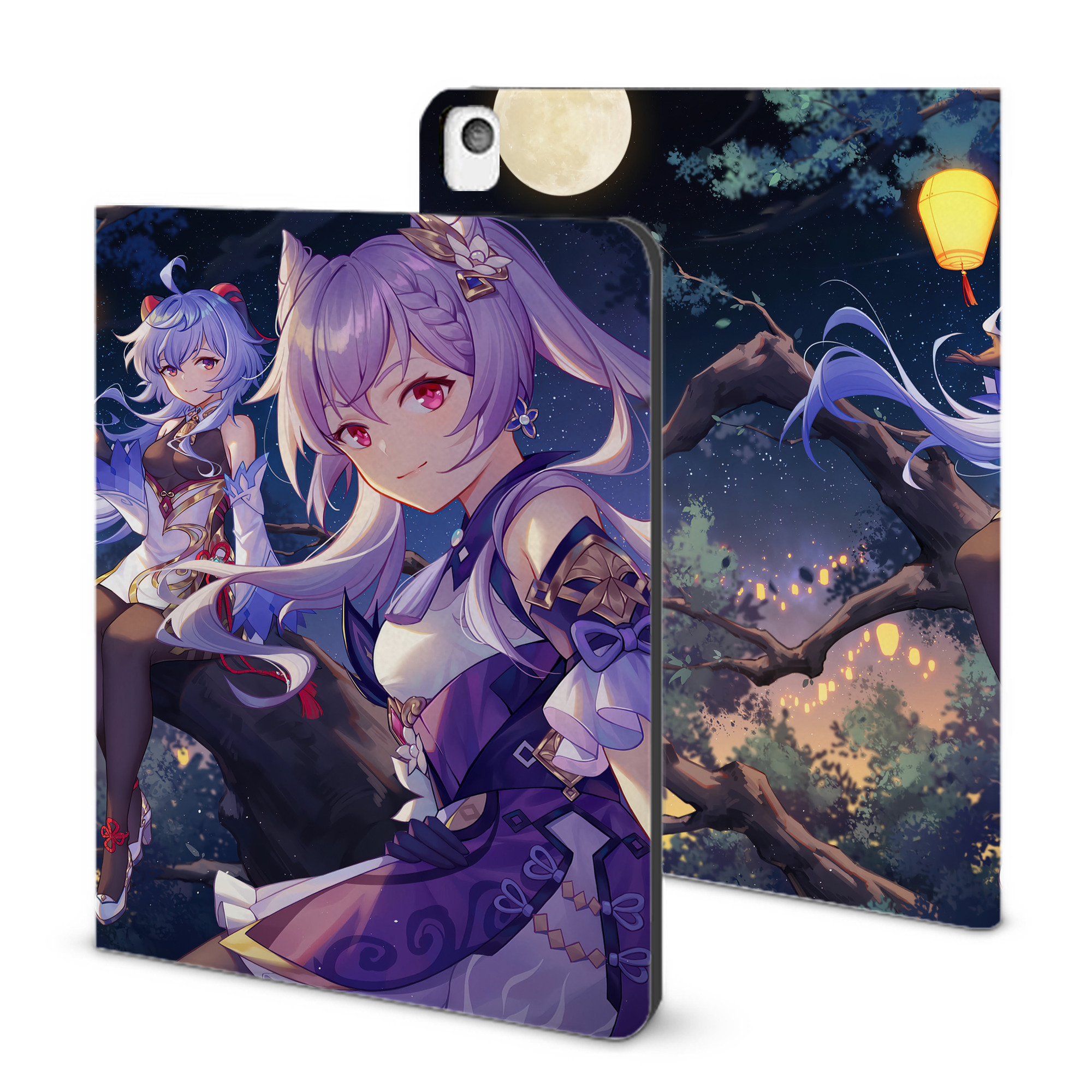 げんし神 genshin IPadケース ペンホルダー付き ブックスタイルデザイン